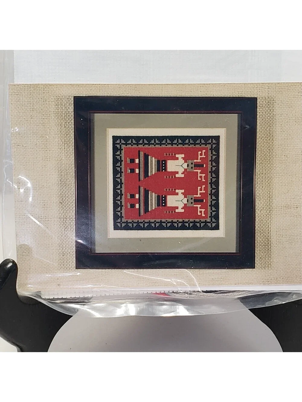 NP Designs Counted Cross Stitch Kit NK5 Deer Dancer Yei NEW 1989 Rugs of SW